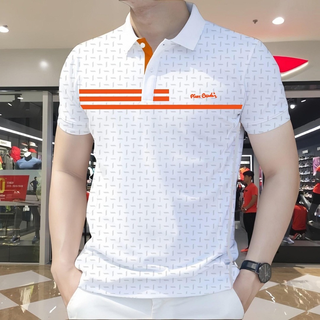 ছেলেদের জন্য স্টাইলিষ্ট এবং কালারফুল পিকে কটন পোলো টি-শার্ট-Polo white